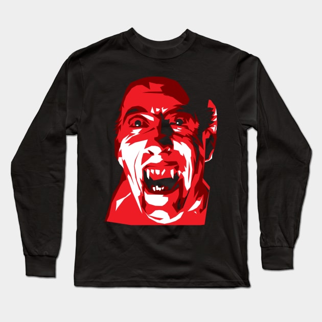 Dracula Long Sleeve T-Shirt by EJTees